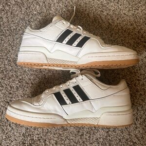 Adidas Men’s Forum Low Shoes, White, Size 12